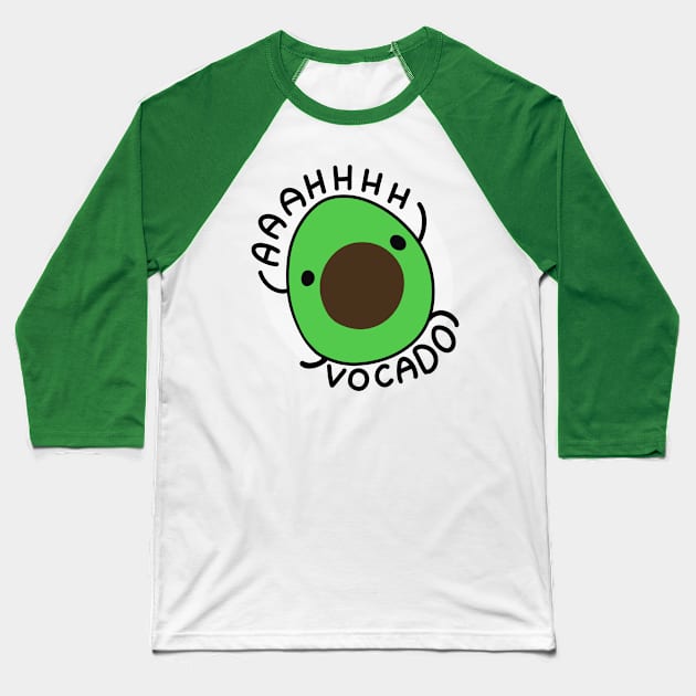 Ahhvocado! Baseball T-Shirt by Binoftrash